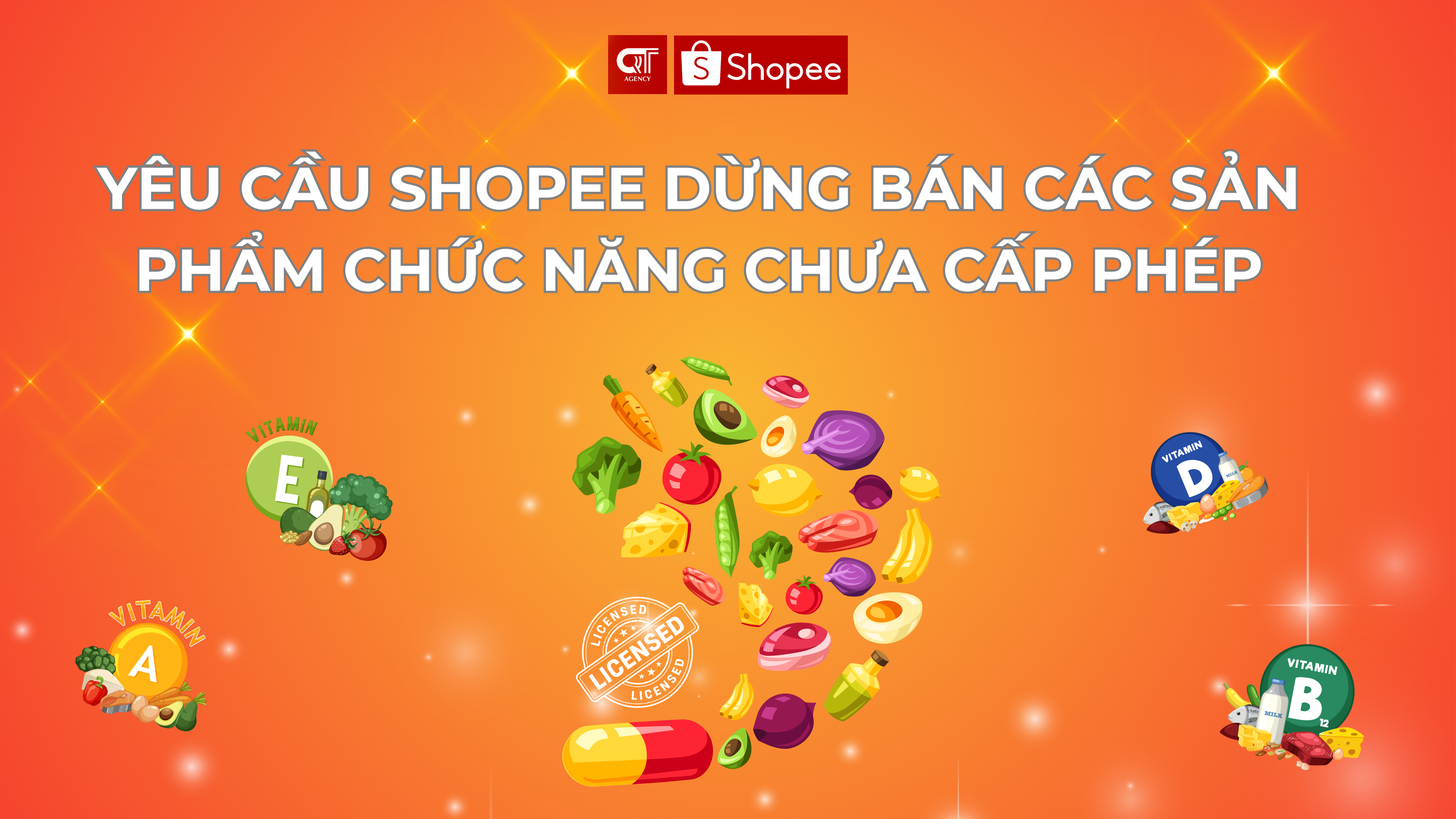 Yêu cầu Shopee dừng bán các thực phẩm chức năng chưa cấp phép